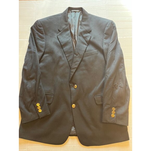 Ermenegildo Zegna  Mens Black Wool Blazer 42R  Purdue University, woven in Italy - Picture 7 of 16
